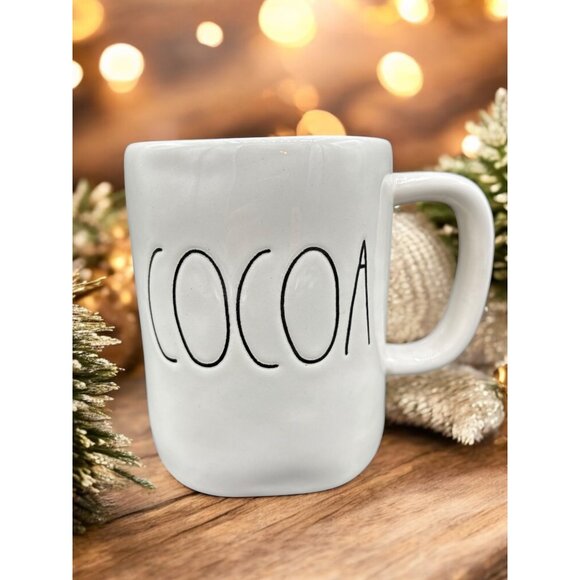 Rae Dunn Mug "Cocoa" Artisan Collection Coffee Mug 16 oz - Picture 1 of 6